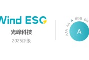 占卦问卜光峰科技再获Wind ESG A级评级 创新驱动绿色科技典范